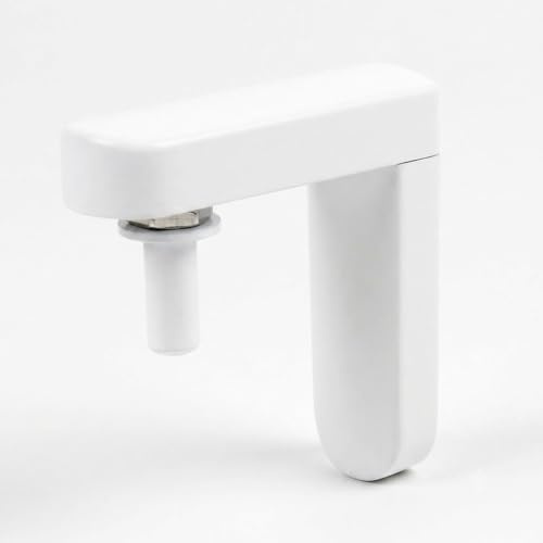 PORTAC Gond Equ'inox vertical à visser avec cache en composite - Blanc Ral 9010