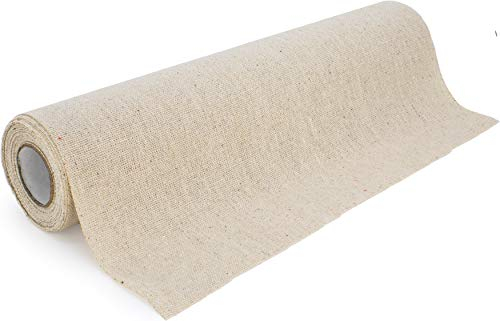 100%Mosel Tischläufer Leinenoptik, in Natur (28 cm x 5 m), dekoratives Tischband aus Stoff, natürliche Tischdeko für Geburtstage & Hochzeiten, Dekoration zu besonderen Anlässen