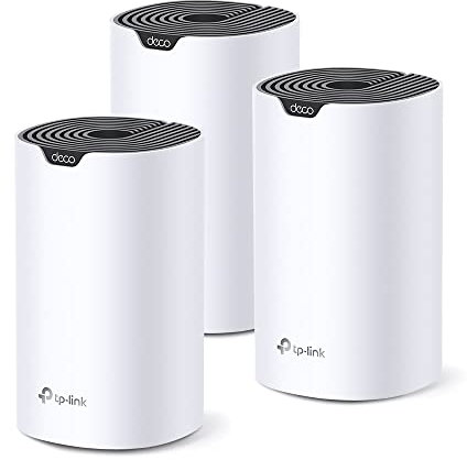 [Nuovo]TP-Link Deco S7 WiFi Mesh AC1900Mbps, 3 Porte Ethernet Gigabit, Modalità Router e Access Point, Parental Control, 3 Pezzi con Copertura fino a 520㎡, Compatibile con Amazon Alexa