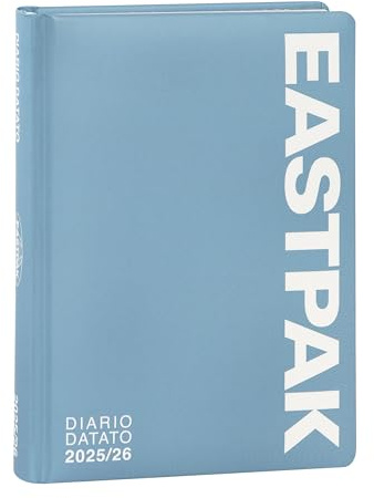 Comix Eastpak Schülerkalender 2025-2026, Medium Tageskalender 13 Monate, ideal für Mittel- und Oberschule, mit gepolstertem Einband und 352 bunten Seiten, 12 x 16,5 cm