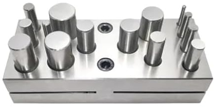 14 Round Hole Punches, Professional Jewellery Disc Cutter Set, 3-16 mm, Metal Cutting Crafting Tool