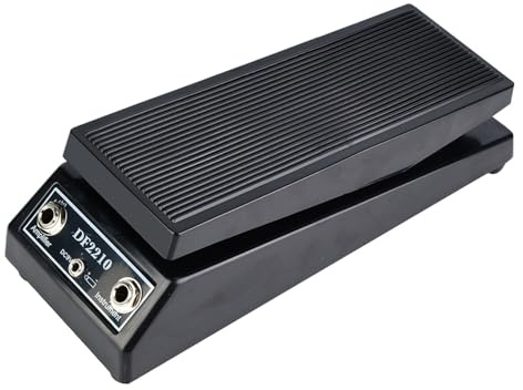VBESTLIFE Wah-pedal, Gitarreffektpedal med Klassiskt Wah-ljud, DF2210 -pedal för Gitarrister Band DJ, Fotkontrollerad På-av-brytare, Optimalt Omfång för Uttrycksfulla Effekter