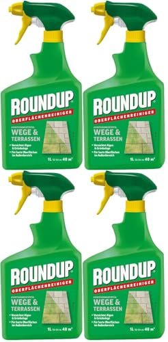 4 X 1L Roundup®Wege- & Terrassen Spray