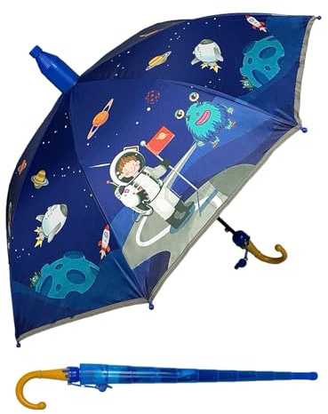 NEU Regenschirm Kinder für Jungen und Mädchen, Cartoon Motiv, Kids, UV Schutz, Tropfschutz, Anti Tropf Kunststoff Abdeckung, Stockschirm, Cartoon,