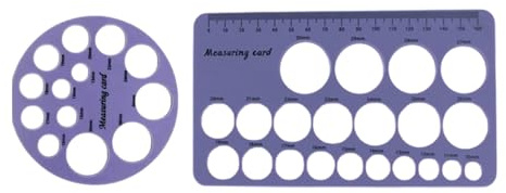 Food Grade Silicone Flange Insert Ruler Breast Pumps Accessory for Precise Nipple Size Selection During Lactation Dishwasher Safe Nipple Ruler