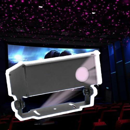 LFfwynog Proyector láser Firefly para Exteriores, láser de Clase II, microhaz dinámico, múltiples Opciones de Color, Resistente al Agua IP68, Foco para jardín y Patio, Navidad y Fiestas. 15W-Rosered