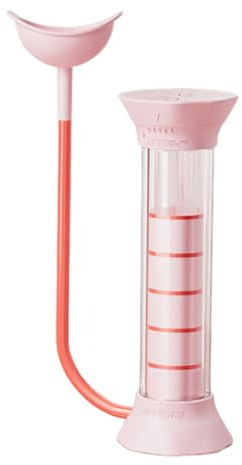 EcoGleam Dispositivo de ejercicios de respiración, entrenador de respiración profunda, entrenador abdominal (rosa)
