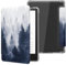 MoKo Funda para Universal 6,8 Pulgada Tablet y E-Readers 2021, Cubierta Ultra Delgada Estuche Carcasa TPU Transparente Flexible Trasera Auto Activación/Reposo de E-Book Reader, Bosque Gris