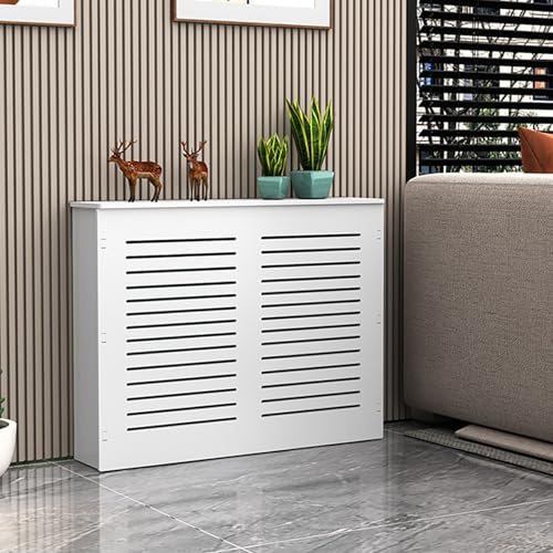 Copertura per Radiatore Mensola per radiatore Copri radiatore moderno, piccolo copri radiatore, mobiletto riscaldante decorativo, copri radiatore moderno a doghe orizzontali, per casa, soggi