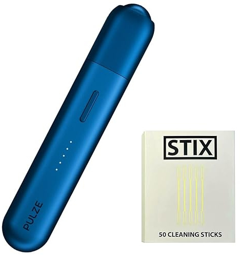 PULZE 3.0 Riscaldatore di tabacco + 50 bastoncini per la pulizia STIX - Blu