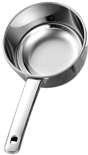 Housoutil Water Ladle with Long Handle 14.17 Inch Deep Soup Scoop Multipurpose Kitchen and Bathroom Water Dipper for Cooking and Pouring