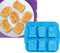 FIESTAS GUIRCA | Molde para 6 Galletas de Tumbas (21x18 cm) - Decoración de Mesa para Halloween y Fiestas Temáticas - Ideal para Hornear Galletas de Terror y Celebraciones - Azul