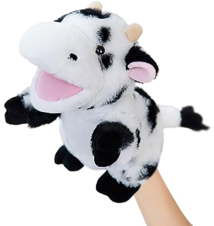 baabeash Muñecos De Animales,Juguetes Educativos Interactivos De Colección,Muñecos De Peluche | Para Niños Familia Amigos Contar Historias Navidad Juego Primer Aprendizaje