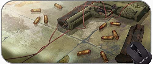 Pad Mouse da gioco allargato più grande, Pistola Pistol Mouse Pad Mat
