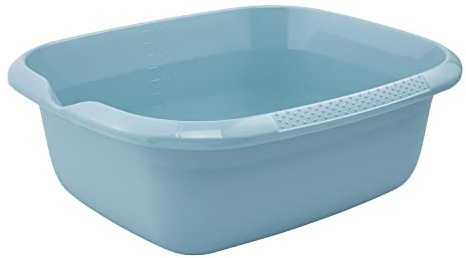 keeeper Barreño universal con pico de vertido, Cuadrado, 9 L, 38 x 32 cm, Björk, Azul Nordic