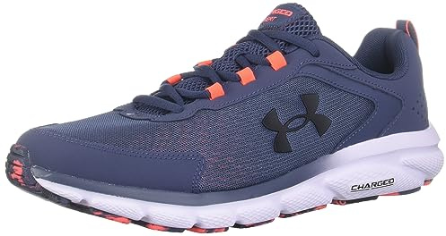 Under Armour Mens Charged Assert 9 Marble Running Shoe, Downpour Gray/Downpour Gray/Black, 12