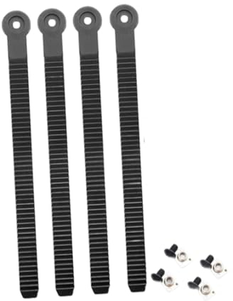 JISADER Knöchelriemen für Snowboards, Leiterriemen, Ausrüstung zur Befestigung von Bindungen, Ersatzteile für Schlittschuhe, Schuhe, Reparatur von Skischuhen, 4 Stück