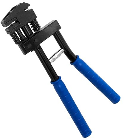 Pinza Combinata 2 in 1 Punzonatura e Infilatura Ø 5 mm Pinze Punch Tool Flanging Perforatrice Lamiera Pinzas Multiuso Testa con Manici Imbottiti