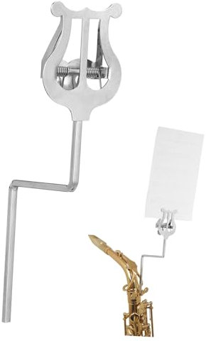 ifundom Saxophonständer Für Altsaxophon Leicht Und Tragbar Notenständer Aus Hochwertigem Eisenmaterial Notenhalter Für Marschmusik Platzsparend Und Langlebig