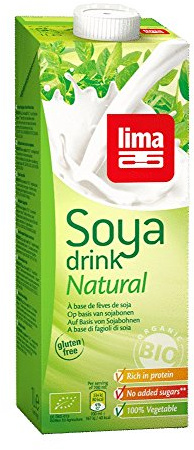 Lima Boisson à Base de Soja Naturel 1 L Lot de 6