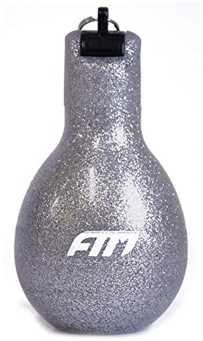FTM Wizzball Handpfeife Silber Flitter Pfeife zum drücken