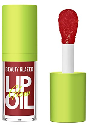 Big Brush Head Pink Moisturizing Jelly Lip Gloss Oil - Long Lasting Liquid Lipsticks - Non-stick Cup Lip Tint - Fresh Texture (#105)