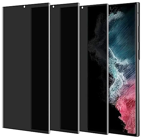 nulala Sichtschutz Schutzfolie für Samsung Galaxy S20, 3 Stück Gehärtetem Glas Folie Panzer Schutz DisplaySichtschutz Anti-Spy Schutzfolie für Samsung Galaxy S20