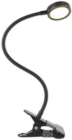 Gadpiparty Leselicht mit Clip Schreibtisch Tischlampe Schlauch Leselicht Leselampen Leselampe für Schüler Buch Leselicht Buchleselampe mit Clip LED-Leselicht Metall Clip-Licht Student
