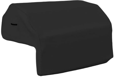 Cubierta de Parrilla incorporada - 31.89 Pulgadas Protector de Barbacoa Impermeable para Parrillas al Aire Libre, Cubierta de Utensilios de Cocina elásticos para el Patio Trasero del jardín del Patio