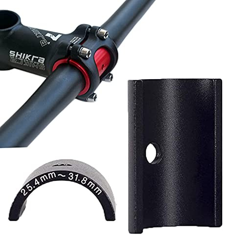 BNVB Lenkerhülse 25.4 auf 31.8 mm,Fahrradlenker Hülse,Lenkerschaft-Reduzierstück,Fahrradlenker Shim Spacer Spindelrohr-Reduzierstück Straßenradabdeckung Hülsenadapter