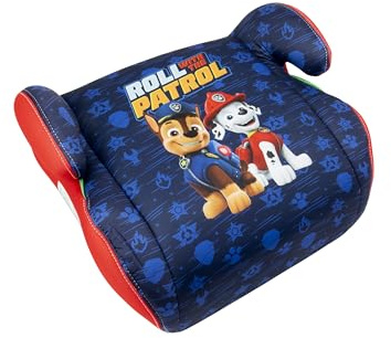 Paw Patrol Alzador Infantil Azul Patrulla Canina. Nueva Homologación Europea I-Size R129/03. Funda de 3 cm Extraíble. Para Niños y Niñas de entre 125 – 150 cm. Seguridad y Confort Asegurada.