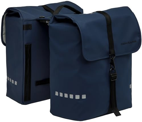 New Looxs Odense Double MIK Tasche, Dark Blue, 37 x 18 x 37 cm