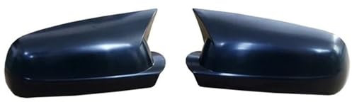VREFOEAX Rückspiegel Abdeckung Auto Ox Horn Rückspiegel Shell Aufkleber Umkehr Spiegel Abdeckung Caps Trim Für VW Für Golf Mk4 4 Rückspiegelgehäuse(Blau)