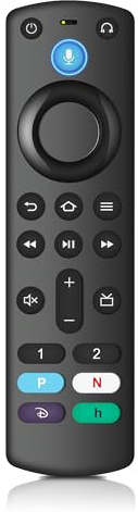 Sprach-Fernbedienung 3rd Gen Pro Plus Ersatz für Fire Smart TVs Stick/TV Cube und für Insignia/Toshiba/AMZ Fire Smart TVs