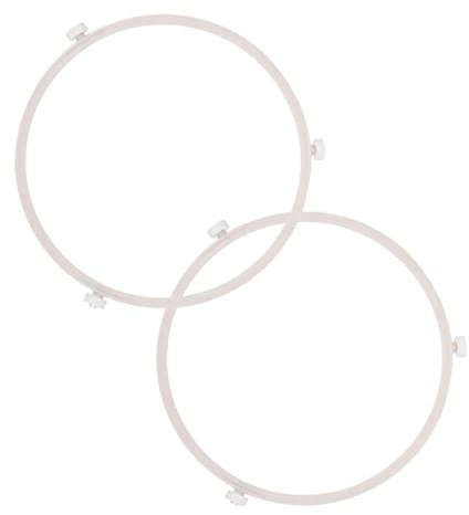 BEBEMOKO Microwave Base Roller and Oven Ring Roller 18.9cm Turntable Support Set 2pcs Microwave Replacement Parts for