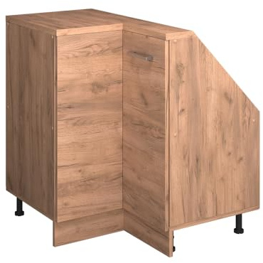 Vicco Meuble sous Pente Armoire d'angle Rion Chêne doré/Chêne doré