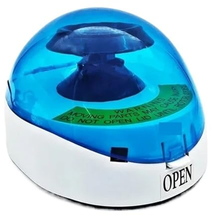 Mini centrifugeuse de laboratoire Palm, 4000 à 10000 tr/min, jusqu'à 8 tubes PCR de 0,5 ml, 1,5 ml et 2 ml, deux rotors Fonctionnement fluide(JMC-400)