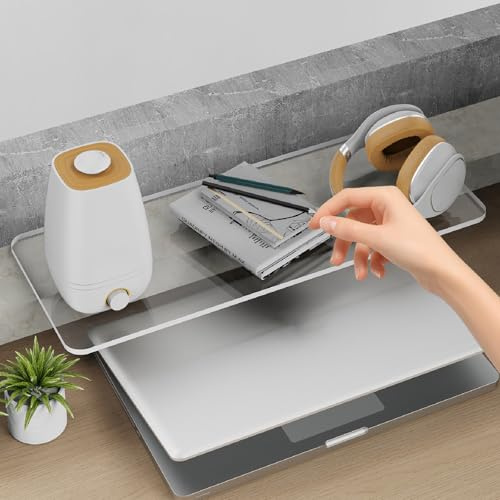 Davanzale in acrilico trasparente, Pannello di estensione del davanzale della finestra in acrilico trasparente for piante, cucina, ufficio, bagno, dimensioni multiple(30 * 15cm)