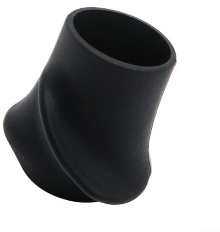 Accarugty Correcteur de poignée de raquette de tennis en silicone souple, support antidérapant pour entraînement de padel et squash, design ergonomique pour améliorer la stabilité du swing (noir)