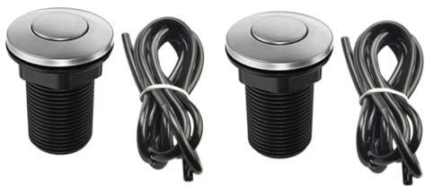 HOMSFOU Wc x Macchina Serbatoio Acqua Per Wc 2 Pz Il Acciaio Inox Pulsante Della Asta Pulsante Wc Pulsante Del Serbatoio Dell'acqua Asta Del Pulsante