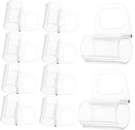 Cabilock 20stücke Roller-blind-ziehgriffe Transparente Stangen Einfache Bedienung Robuste Und Leichte Fensterrollo-Griffe Für Verschiedene Vorhangstile