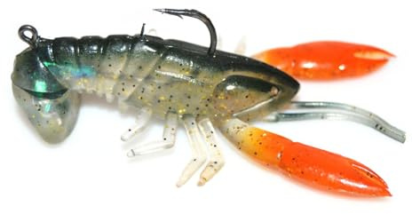 Generisch -Angelköder,köder - Kunstköder Swimbait - Weiche Flusskrebsköder mit Strahlwirkung, Langustenköder, Angelköder für Süß- und Salzwasser