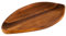 APS 791 - Cuenco de madera de acacia engrasada, 23,5 x 13 x 2 cm