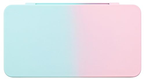 Tiardey Game Card Case, Game Storage with 24 Cartridge Slots, Game Card Holder Travel Carrying Case (Pink, Blue)