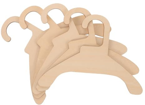 Toddmomy 10stücke Teiliges Holz Kleiderbügel Für Haustiere Rutschfester Hänger Für Hundebekleidung Und Katzenmode Mini Kleiderbügel Aus Hochwertigem Holz Für Garderobe Und