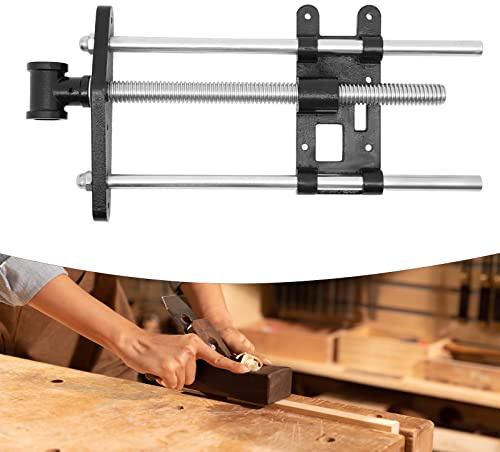 Holzschraubstock - 26cm Schraubstock Holz Holzarbeiten, Heavy Duty Tischlerschraubstock Tischklemme Metallschraubstock für Holzbearbeitung Maschinenbau und Schweißen Fixieren von Werkstücken