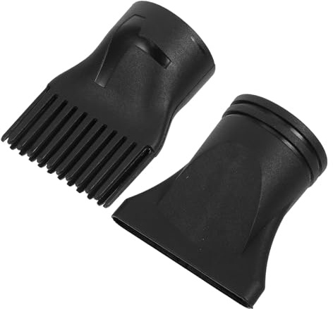 Vaguelly 2 pezzi Beccucci per Asciugacapelli Ugelli Diffusore e Pettine in Materiale Resistente al Calore Distribuzione Uniforme del Calore per Styling Professionale Accessori Compatibili