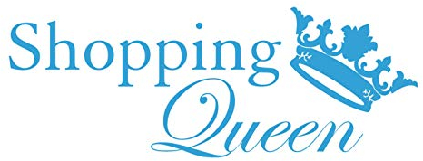 kleb-Drauf® | 1 Shopping-Queen | Hellblau - matt | Wandtattoo Wandaufkleber Wandsticker Aufkleber Sticker | Wohnzimmer Schlafzimmer Kinderzimmer Küche Bad | Deko Wände Glas Fenster Tür Fliese