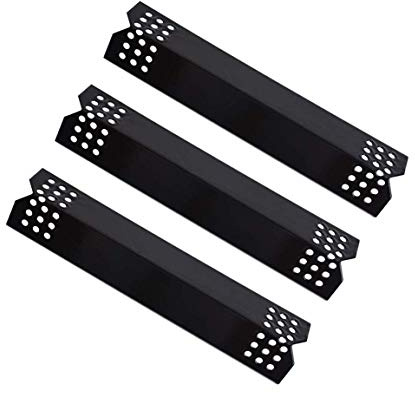 LOKHING 97371 (3-pack) flammamamaamer i porslin, värmeskärmar, värmeplatta, värmeplatta, värmetält, grill reservdelar för Char-Broil, grillmästare, Nexgrill och andra gasgrillmodeller
