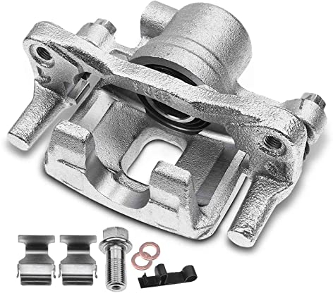 Frankberg Bremssattel Bremszange Hinten Rechts mit Halter (Lochabstand Halterung 128mm) Kompatibel mit Lancer VII CSA CTA Outlander I CUW Replace# MR955066
